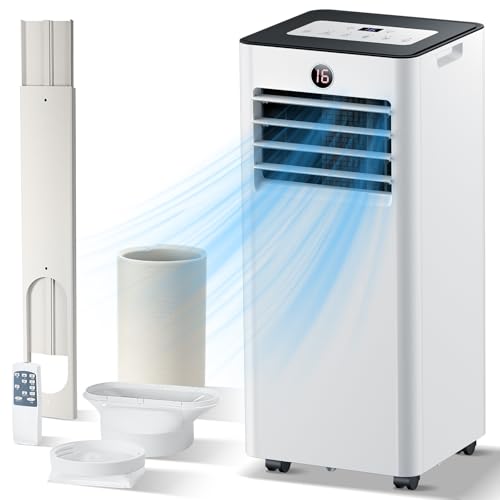 Sumeriy ポータブルエアコン スポットエアコン 2段階風量調節 送風 除湿 冷却 マイナスイオン発生機能 空気浄化 移動式エアコン 工事不要 12畳 24時間タイマー リモコン付き 省エネ 静音 360°回転できるキャスター 熱中症対策 家庭用クーラー 家庭 オフィス寝室 リビングルーム